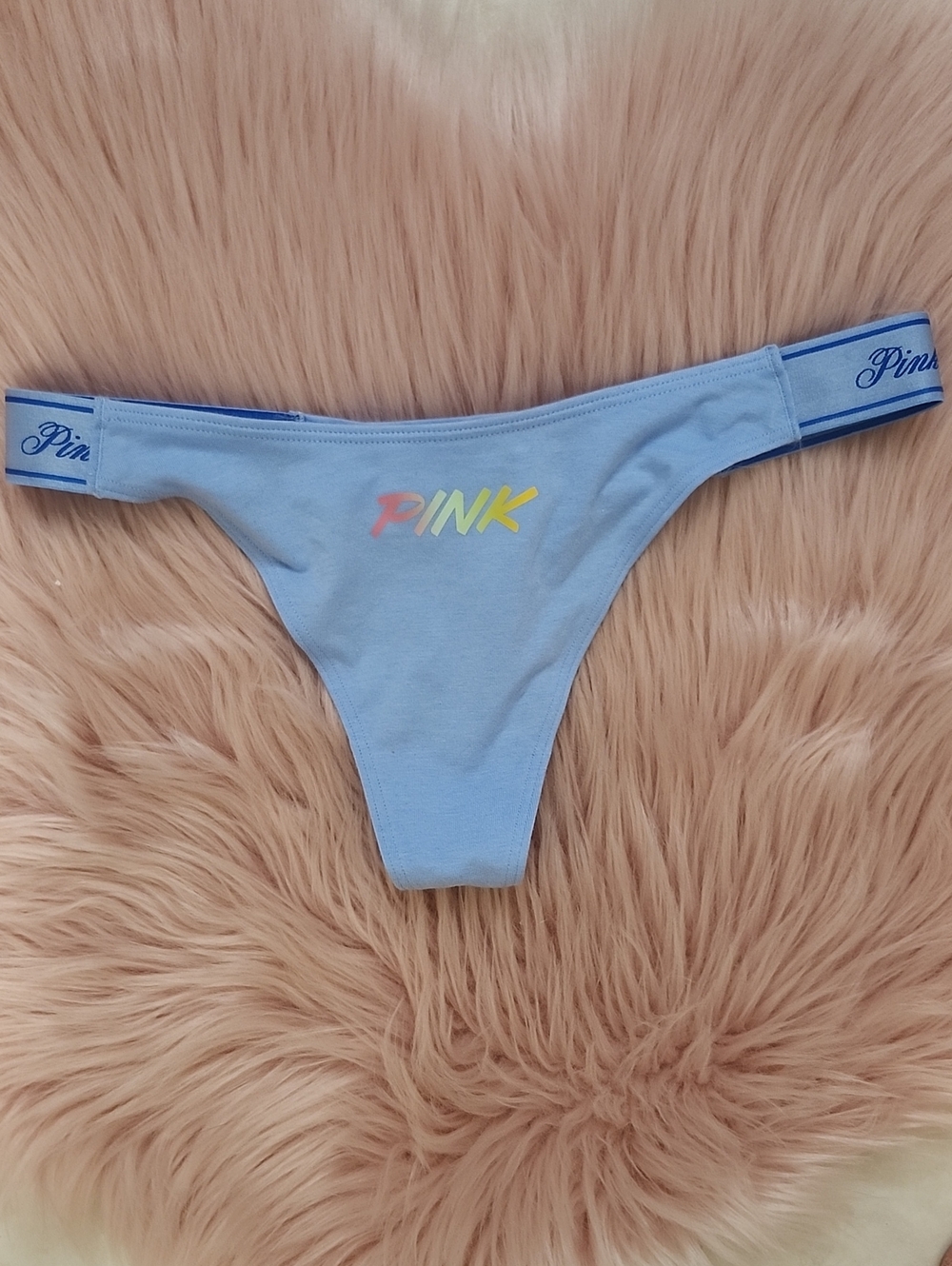 Brand New PINK VICTORIA'S SECRET "PINK" LOGO THONG-S